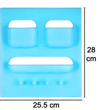 Compact plastic soap dish with brush and paste compartments