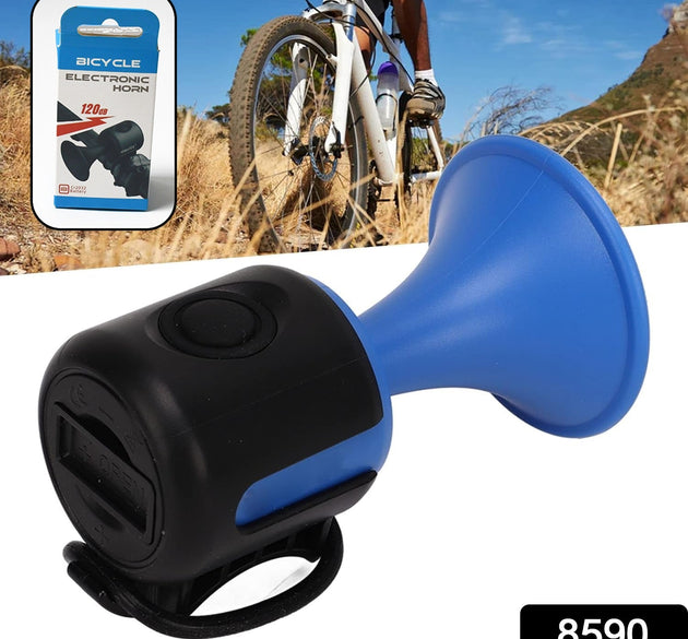 Bicycle Air Horn Loud - 120dB 1 Sound Mode Electronic Bicycle Bell,Super Electric Horn with Long Standby Button Battery Operated/IPX4 Waterproof Loud Bell for Adults