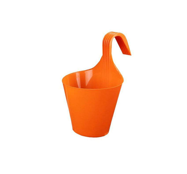 Plastic Hanging Planter Pot, Multicolour,