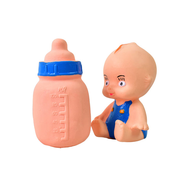 Baby And Bottle Squeeze Chu Chu Fun Toy (2 Pcs)