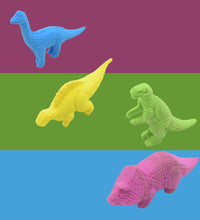 Dinosaur-shaped erasers for children's school supplies