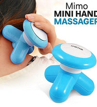 Handheld body massager with ergonomic design for full-body use.