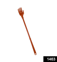 Khujli stick, long handle plastic back scratcher.