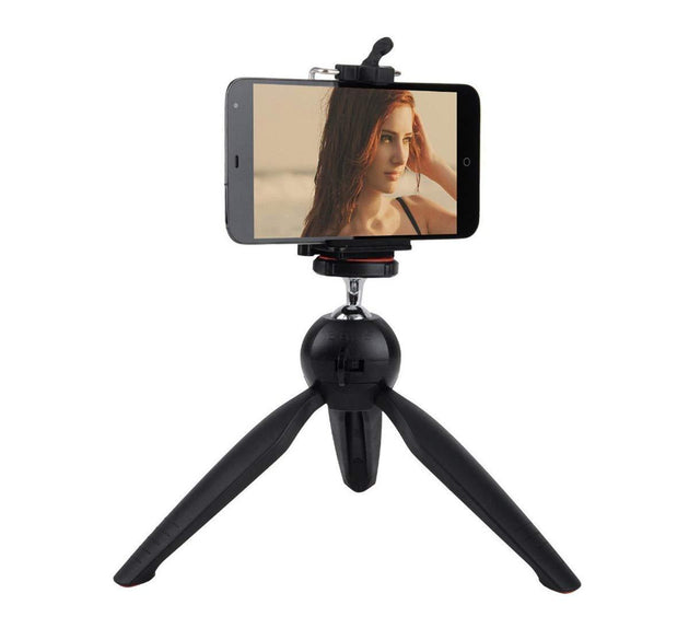 Universal mini tripod for camera and phone