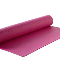 Eco-friendly yoga mat for fitness, non-slip pad, 180x60 cm.