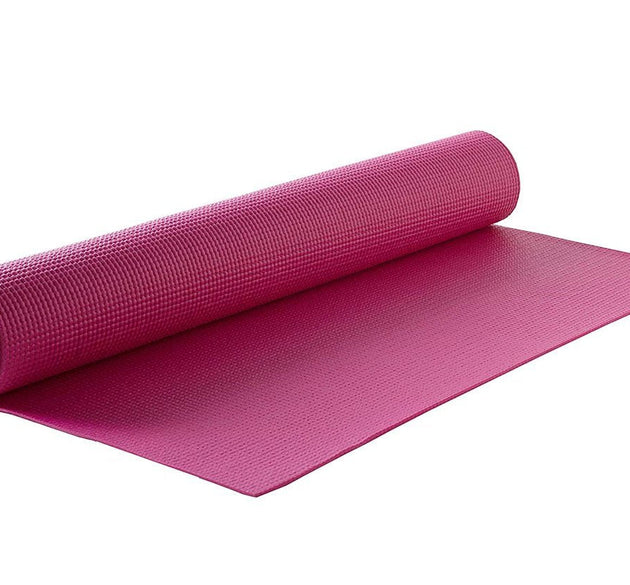 Eco-friendly yoga mat for fitness, non-slip pad, 180x60 cm.