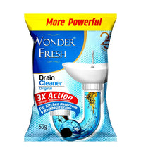 Drain cleaner for clear pipes and sinks