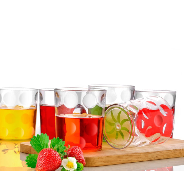 Multi-purpose unbreakable drinking glasses