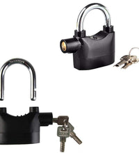 Anti-theft padlock with built-in smart alarm for security