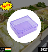 Durable plastic storage container with a tight-sealing lid, perfect for organizing and storing various items.