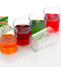 Set of 6 multi-purpose plastic glasses