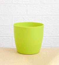 Round flower pots for indoor or outdoor gardening