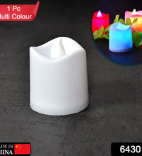 Battery-operated LED tealight candles for festive occasions