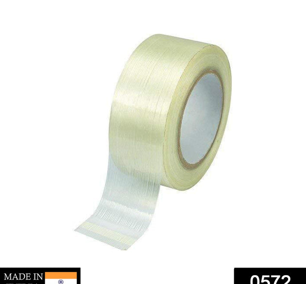 Transparent tape roll.