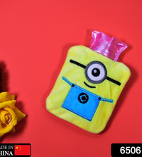 Hot water bag with Minions design for cramps and pain relief