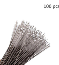 Stainless steel straw cleaning brush