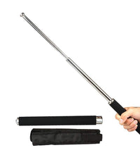 Collapsible self-defense stick extended