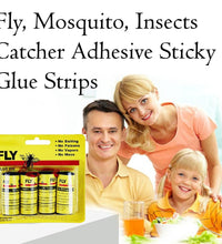 Fly catcher glue strips