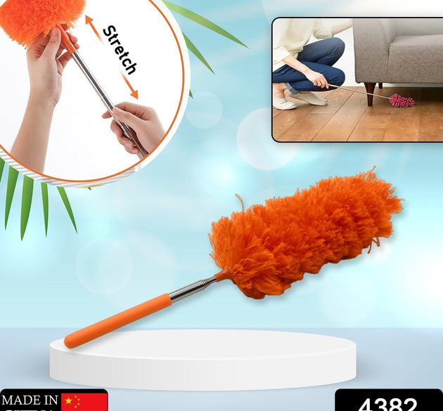 Adjustable Long Handle, Microfiber Duster for Cleaning, Microfiber Hand Duster Washable Microfiber Cleaning Tool Extendable Dusters for Cleaning Office, Car, Computer, Air Condition, Washable Duster