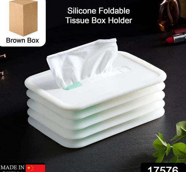 Tissues Holder Silicone Simple Tissue Box Tissues Cylinder Tissues Cube Box Tissue Holder for Bathroom Office Car Bedroom for Bathroom Room Office Car