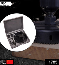 Hole saw set with various sizes