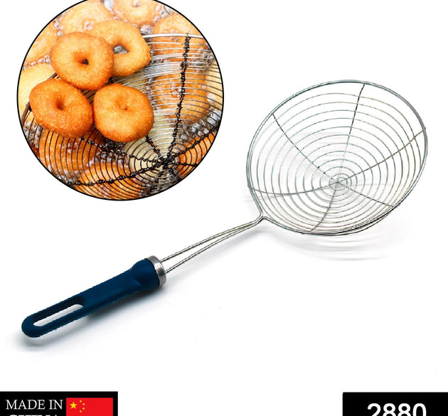 Stainless steel deep fry strainer