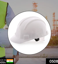 the safety helmet, highlighting its anti-smashing features and robust construction