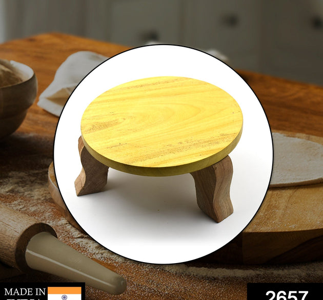 Wooden butcut patala for home use, ideal for making rotis and other foods