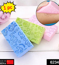 Exfoliating sponge for dead skin removal, suitable for face and body