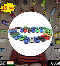 Set of 25 toy cars from the Super Racer series, featuring different designs and colors