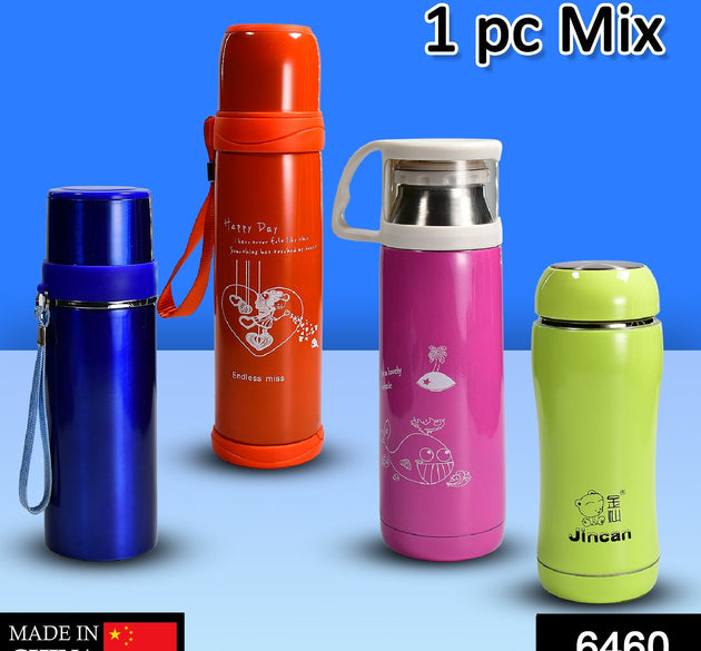 1PC STAINLESS STEEL MIX BOTTLES FOR STORING WATER AND SOME OTHER TYPES OF BEVERAGES ETC.