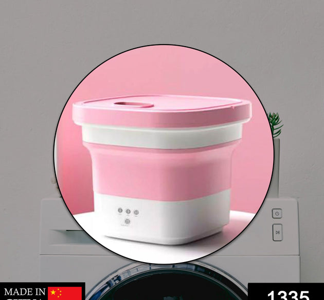 Mini foldable washing machine, compact and portable