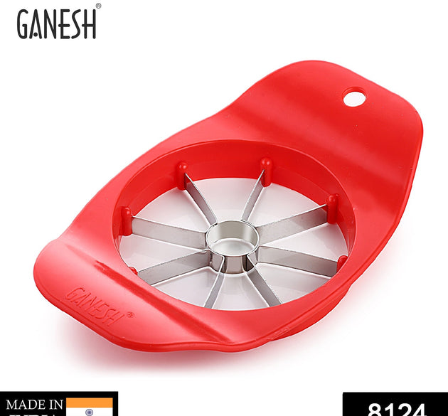 Ganesh plastic and stainless steel apple cutter, colors may vary.