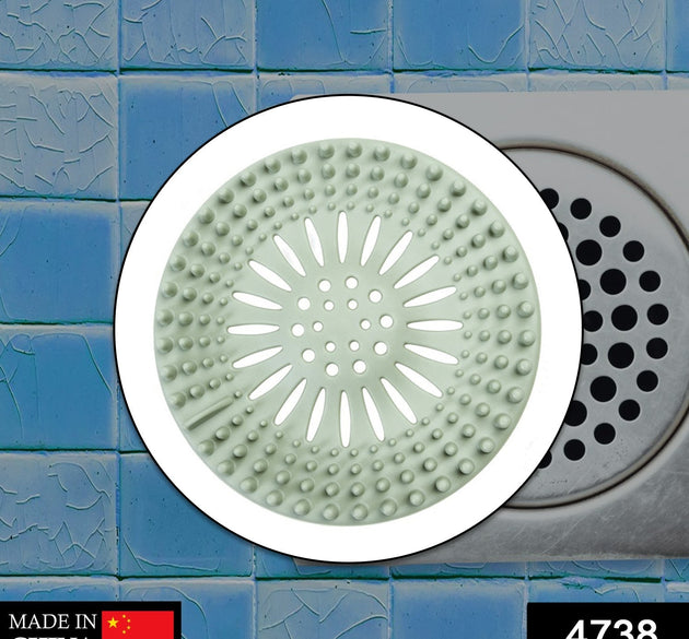 Shower drain cover designed to drain water from bathroom and toilet floors