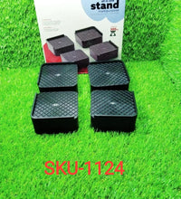 Complete set of heavy-duty base stands for various furniture and appliances.