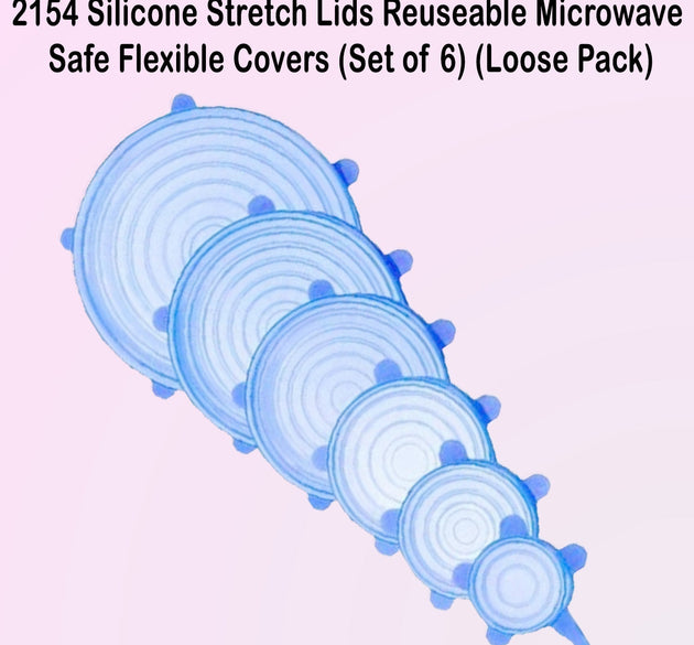 Silicone stretch lids set