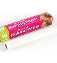 Roll of non-stick baking paper for microwave and oven.