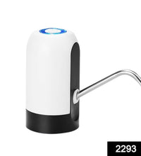 Portable pump dispenser for drinking water with USB charging port