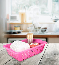 Small plastic basket for kitchen or dining use