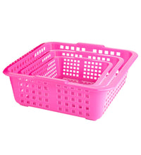 Cane fruit baskets in plastic, available in three sizes