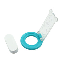 Sanitary handle for lifting toilet seat without touching