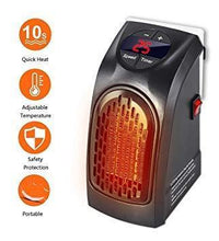 Efficient 400W mini heater with adjustable settings for targeted warmth.