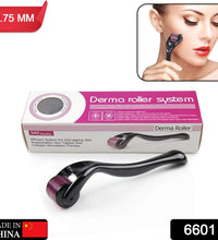 Facial derma roller for skin rejuvenation and hair regrowth