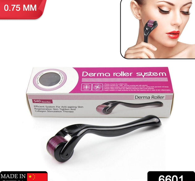 Derma roller for anti-aging and scar removal treatments