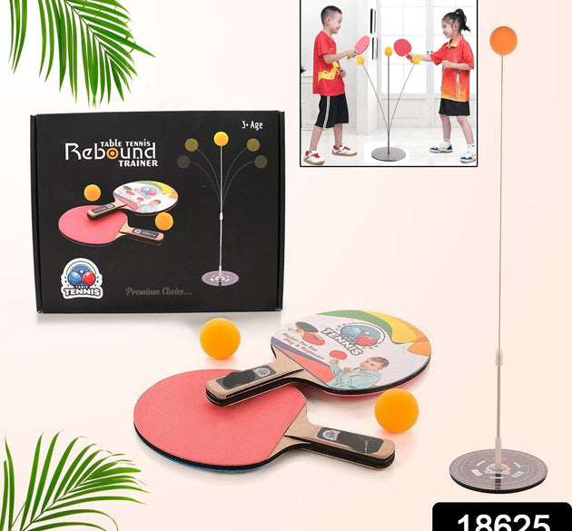 Portable Wiff Waff Rebound Table Tennis Trainer Set (1 Set)