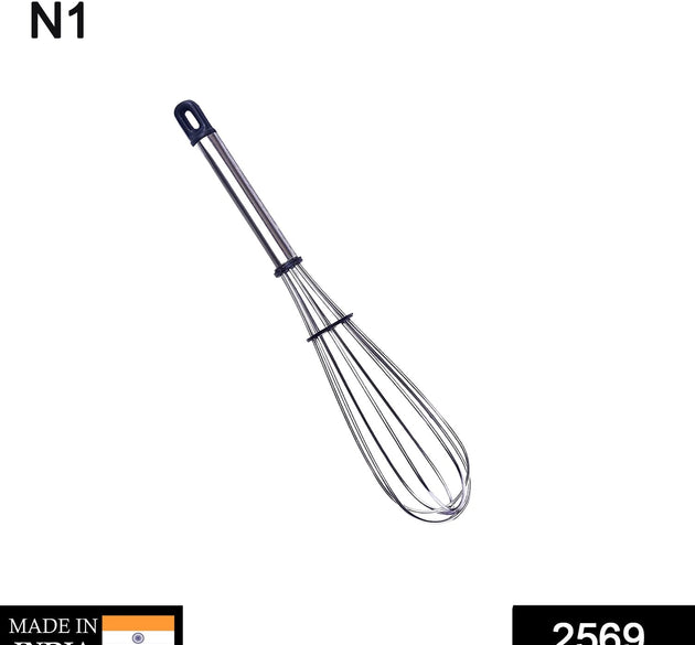 8-inch stainless steel whisk with a durable design