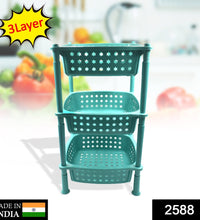 Black kitchen trolley with storage baskets