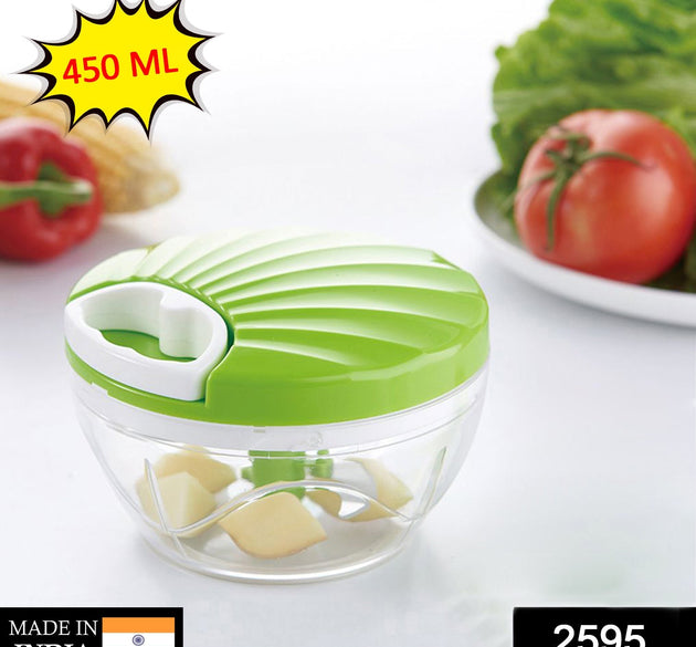 2-in-1 speedy chopper for cutting vegetables easily.