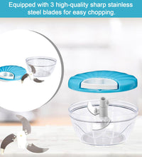 Speedy vegetable chopper for easy food preparation.