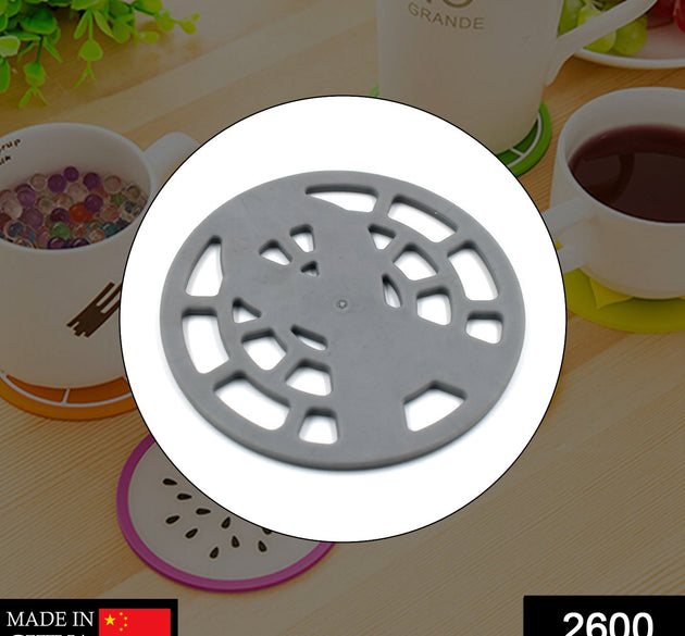 Silicone coaster for kitchen use